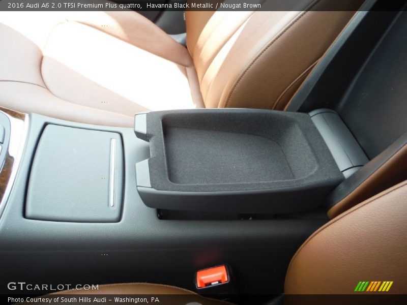 Havanna Black Metallic / Nougat Brown 2016 Audi A6 2.0 TFSI Premium Plus quattro