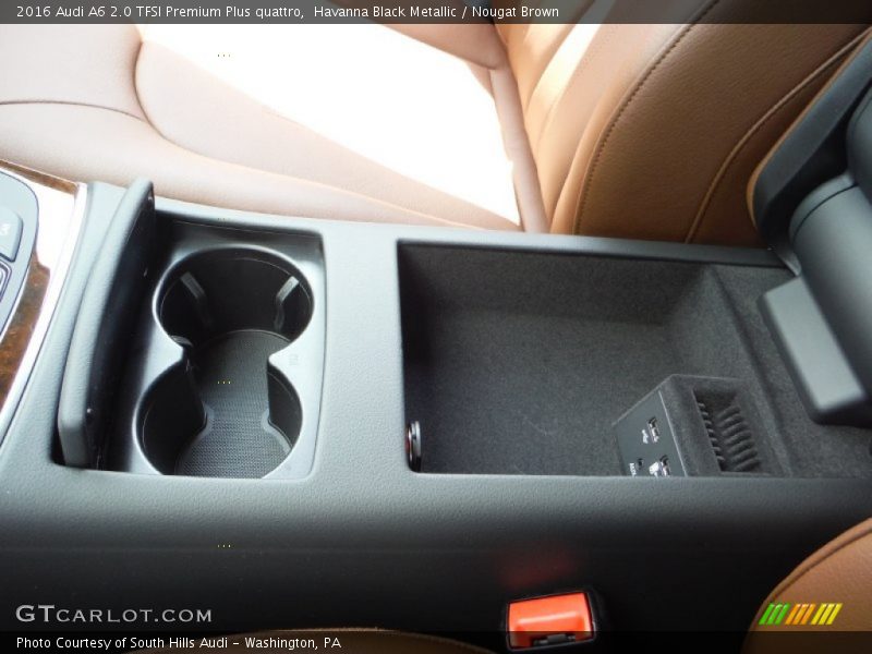 Havanna Black Metallic / Nougat Brown 2016 Audi A6 2.0 TFSI Premium Plus quattro