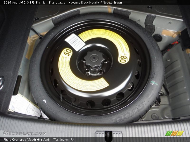Havanna Black Metallic / Nougat Brown 2016 Audi A6 2.0 TFSI Premium Plus quattro