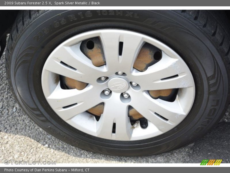 Spark Silver Metallic / Black 2009 Subaru Forester 2.5 X