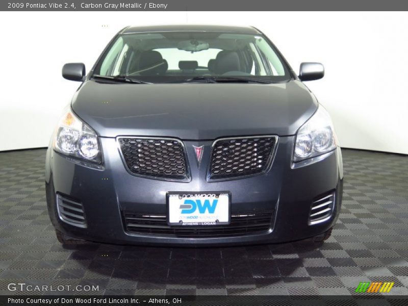 Carbon Gray Metallic / Ebony 2009 Pontiac Vibe 2.4