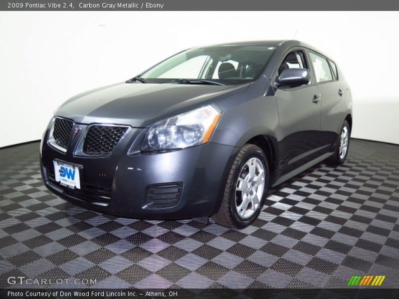 Carbon Gray Metallic / Ebony 2009 Pontiac Vibe 2.4