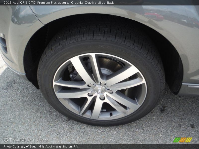 Graphite Gray Metallic / Black 2015 Audi Q7 3.0 TDI Premium Plus quattro