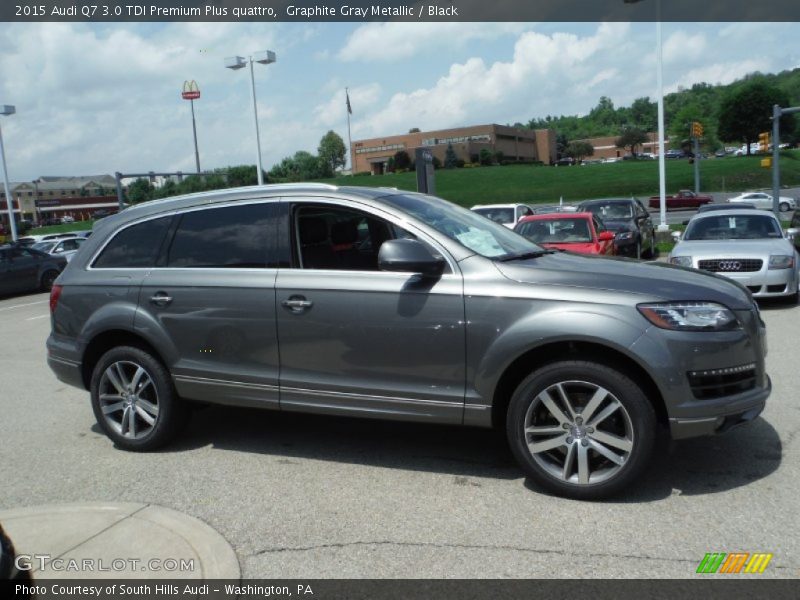 Graphite Gray Metallic / Black 2015 Audi Q7 3.0 TDI Premium Plus quattro