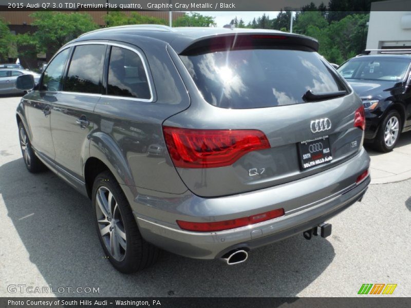 Graphite Gray Metallic / Black 2015 Audi Q7 3.0 TDI Premium Plus quattro
