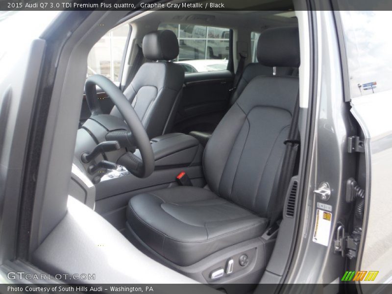 Graphite Gray Metallic / Black 2015 Audi Q7 3.0 TDI Premium Plus quattro