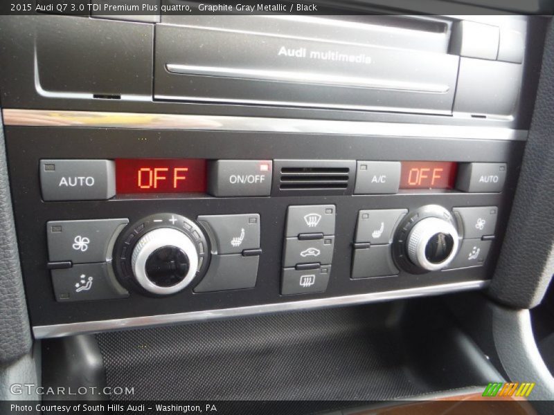 Graphite Gray Metallic / Black 2015 Audi Q7 3.0 TDI Premium Plus quattro