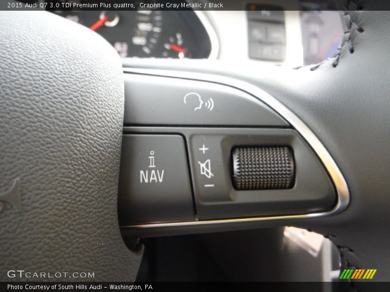 Graphite Gray Metallic / Black 2015 Audi Q7 3.0 TDI Premium Plus quattro