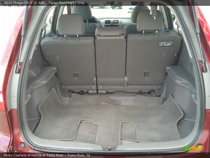 Tango Red Pearl / Gray 2010 Honda CR-V LX AWD