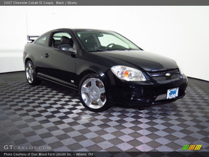 Black / Ebony 2007 Chevrolet Cobalt SS Coupe