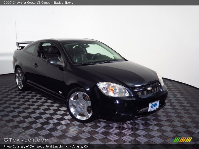 Black / Ebony 2007 Chevrolet Cobalt SS Coupe