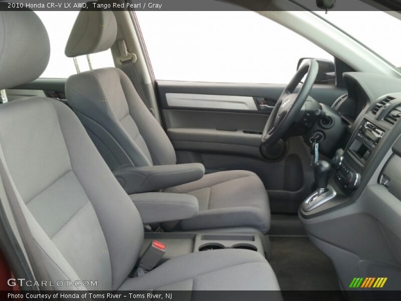 Tango Red Pearl / Gray 2010 Honda CR-V LX AWD