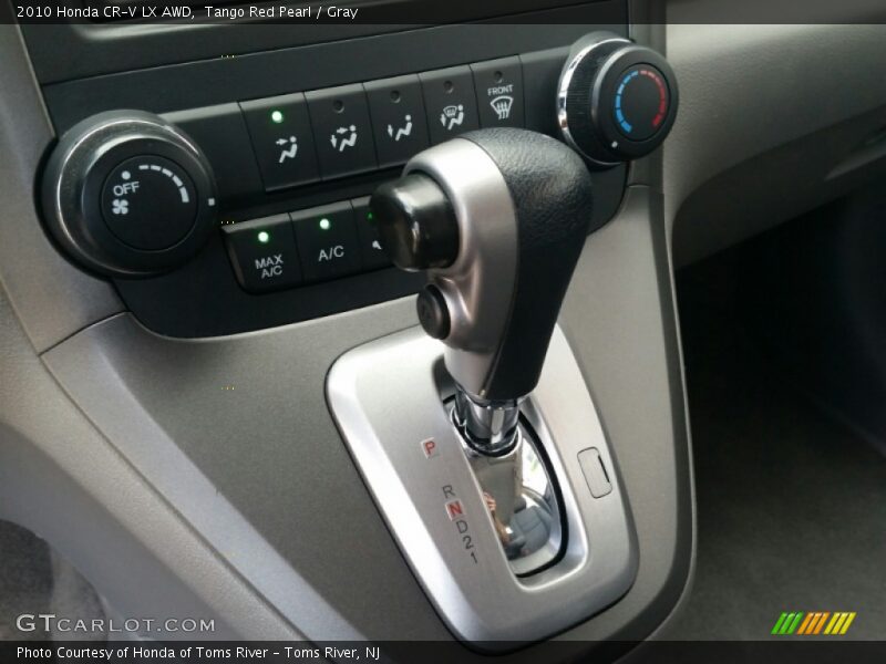 Tango Red Pearl / Gray 2010 Honda CR-V LX AWD