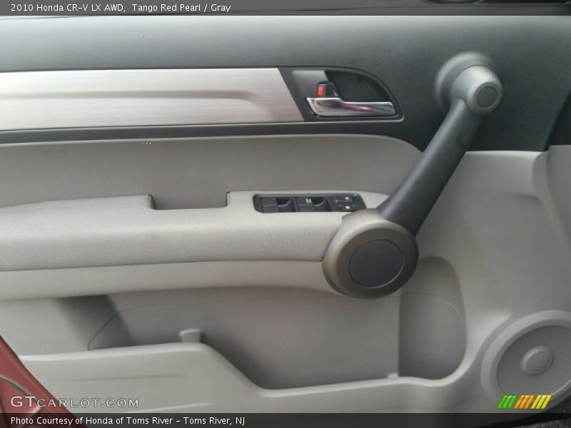 Tango Red Pearl / Gray 2010 Honda CR-V LX AWD