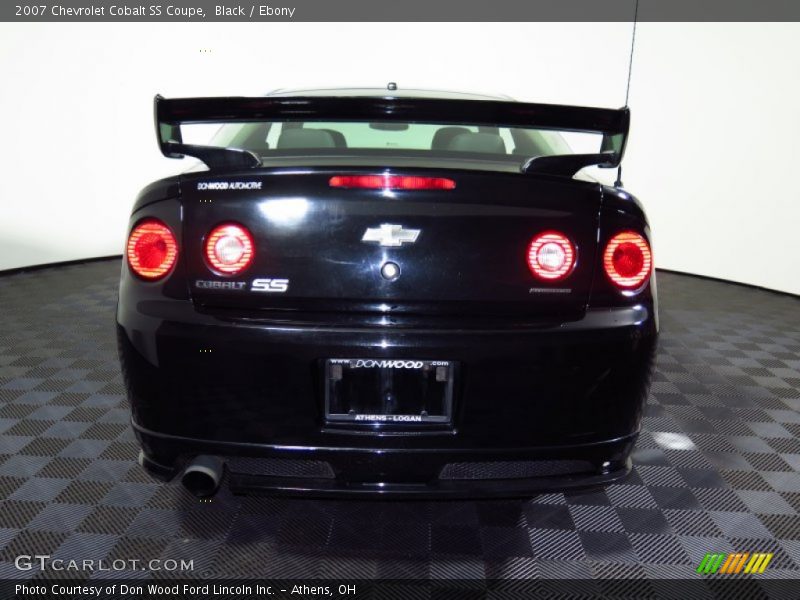 Black / Ebony 2007 Chevrolet Cobalt SS Coupe