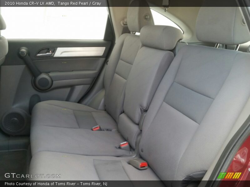 Tango Red Pearl / Gray 2010 Honda CR-V LX AWD