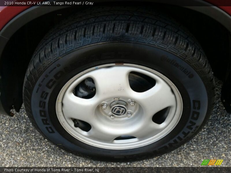Tango Red Pearl / Gray 2010 Honda CR-V LX AWD