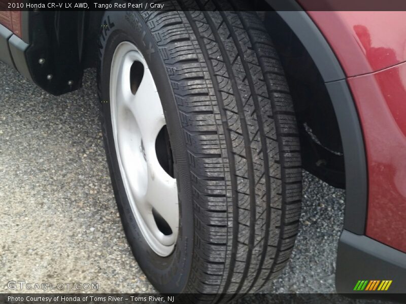 Tango Red Pearl / Gray 2010 Honda CR-V LX AWD