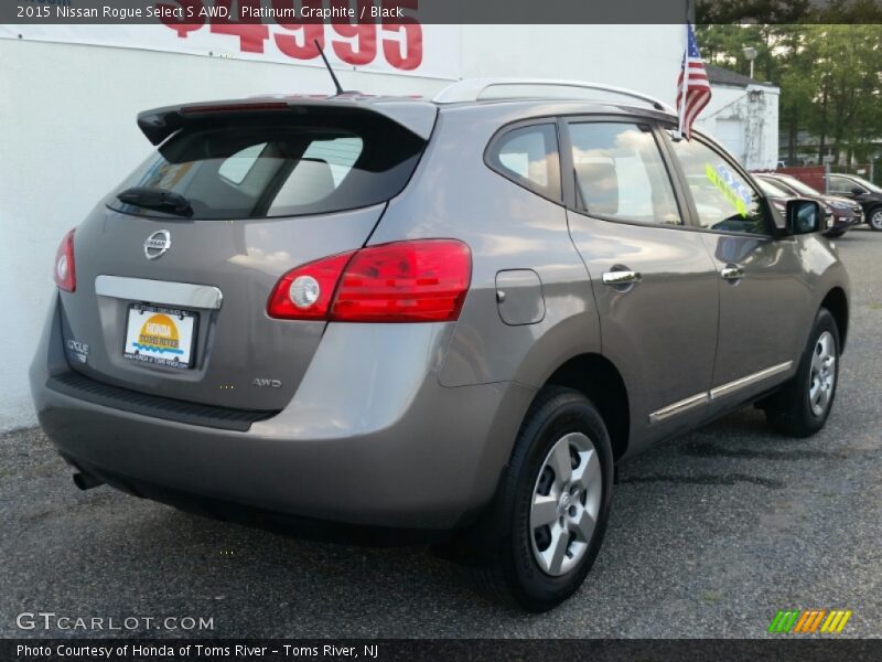 Platinum Graphite / Black 2015 Nissan Rogue Select S AWD