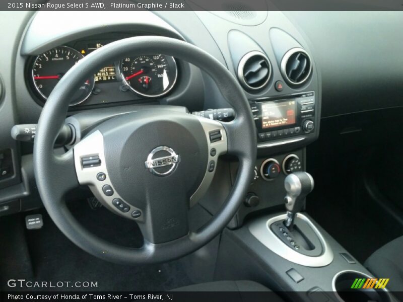 Platinum Graphite / Black 2015 Nissan Rogue Select S AWD