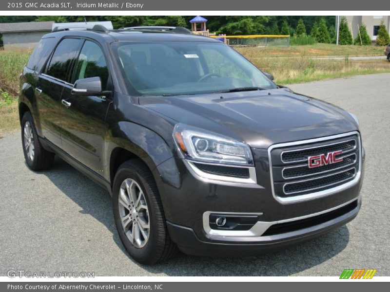 Iridium Metallic / Ebony 2015 GMC Acadia SLT