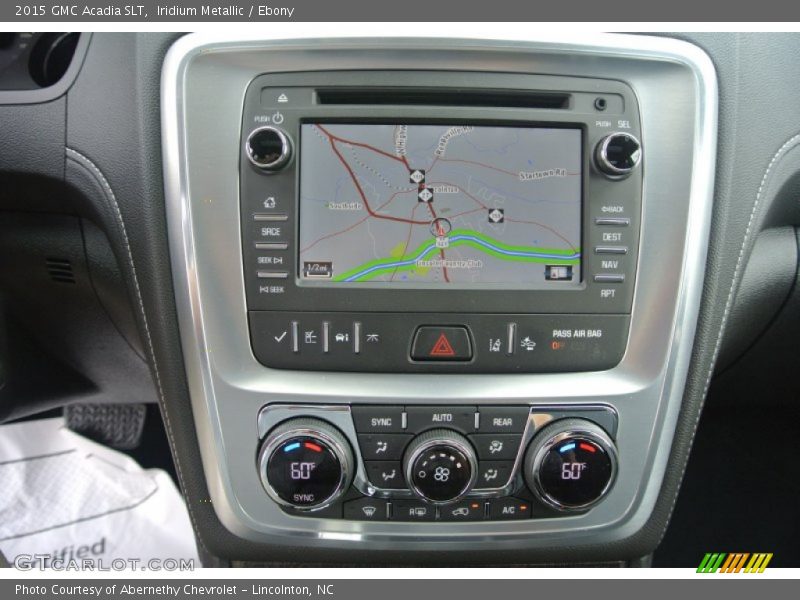 Iridium Metallic / Ebony 2015 GMC Acadia SLT