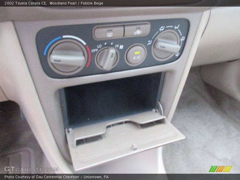 Woodland Pearl / Pebble Beige 2002 Toyota Corolla CE