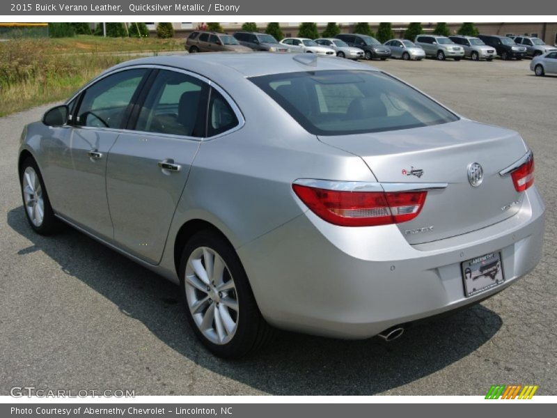 Quicksilver Metallic / Ebony 2015 Buick Verano Leather