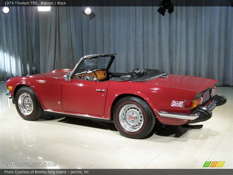 Maroon / Black 1974 Triumph TR6