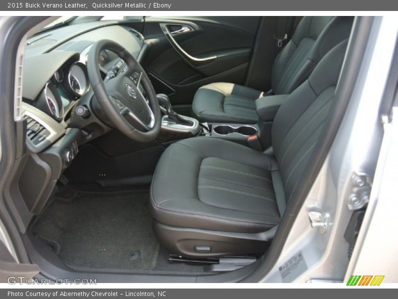 Quicksilver Metallic / Ebony 2015 Buick Verano Leather