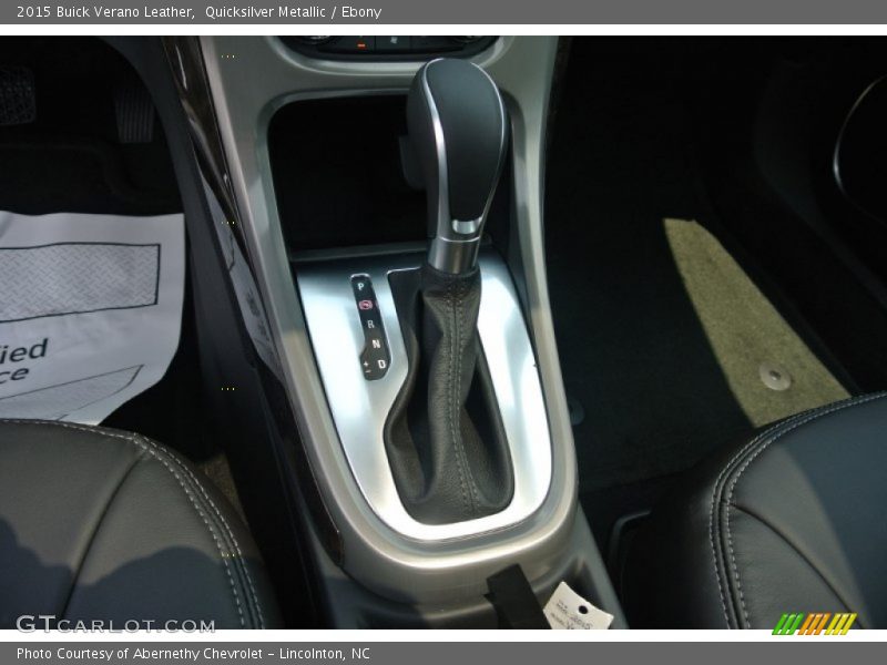 Quicksilver Metallic / Ebony 2015 Buick Verano Leather