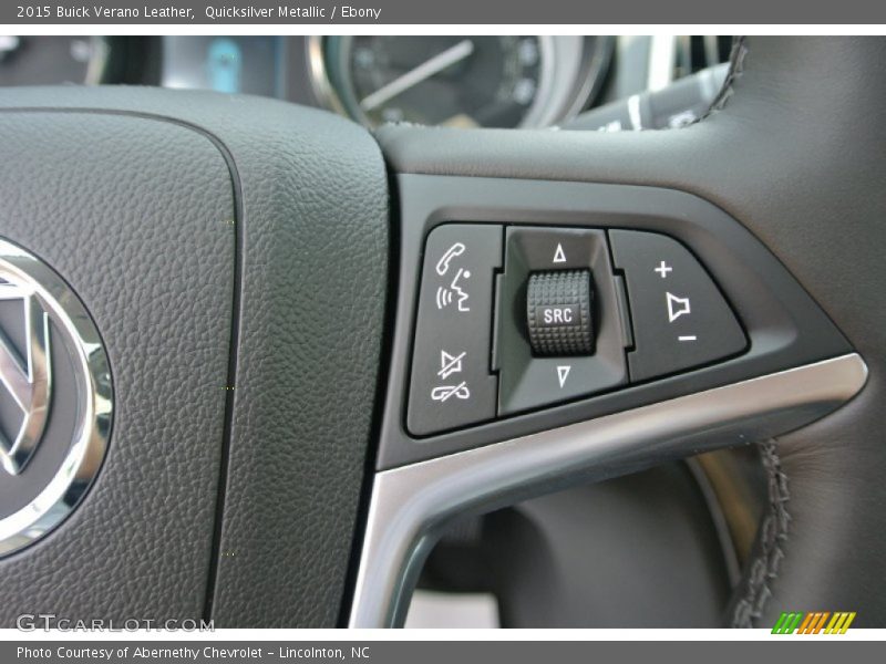 Quicksilver Metallic / Ebony 2015 Buick Verano Leather