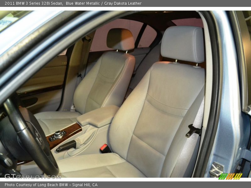 Blue Water Metallic / Gray Dakota Leather 2011 BMW 3 Series 328i Sedan