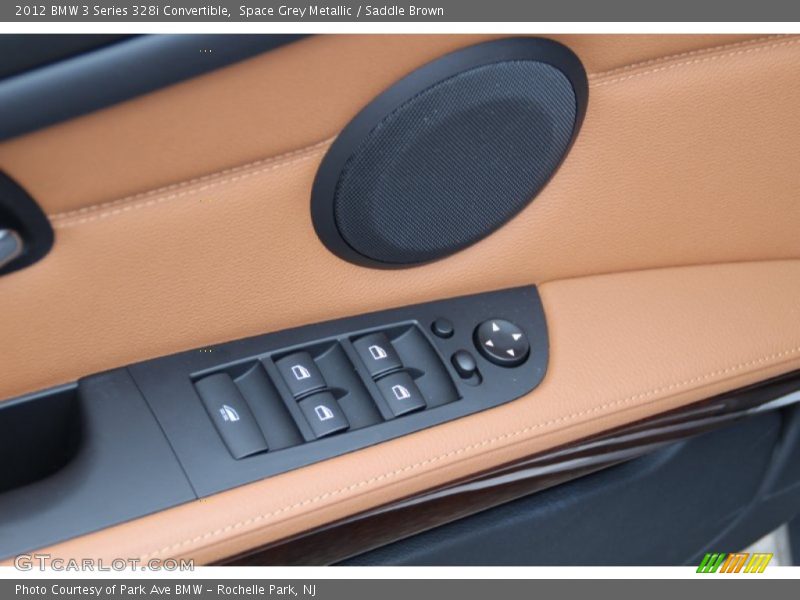 Space Grey Metallic / Saddle Brown 2012 BMW 3 Series 328i Convertible