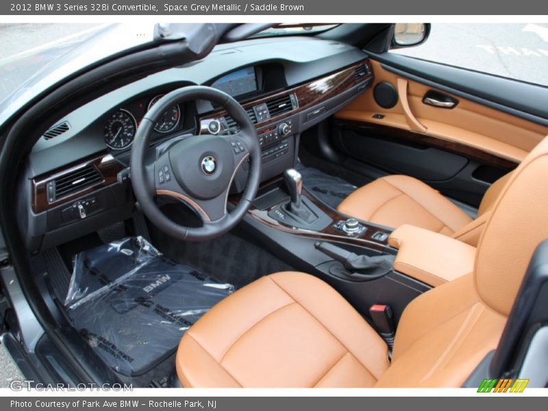  2012 3 Series 328i Convertible Saddle Brown Interior