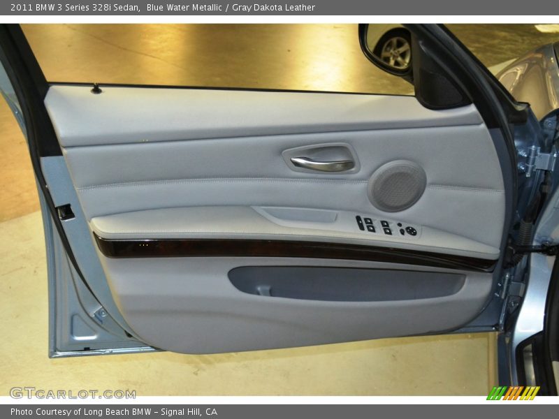 Blue Water Metallic / Gray Dakota Leather 2011 BMW 3 Series 328i Sedan