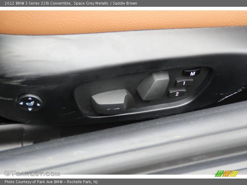 Space Grey Metallic / Saddle Brown 2012 BMW 3 Series 328i Convertible