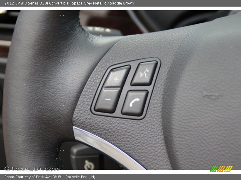 Space Grey Metallic / Saddle Brown 2012 BMW 3 Series 328i Convertible