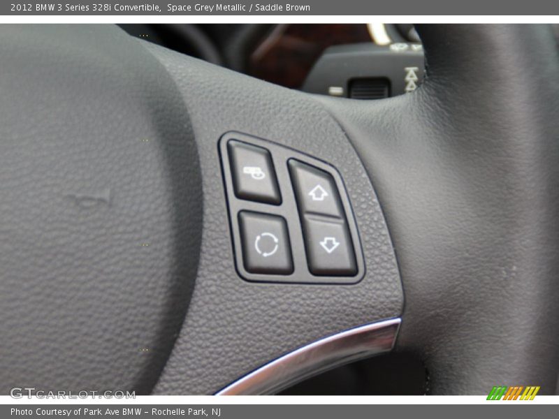 Space Grey Metallic / Saddle Brown 2012 BMW 3 Series 328i Convertible