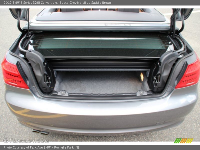 Space Grey Metallic / Saddle Brown 2012 BMW 3 Series 328i Convertible