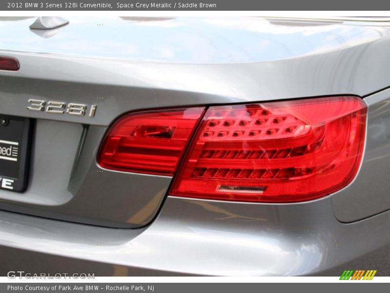 Space Grey Metallic / Saddle Brown 2012 BMW 3 Series 328i Convertible
