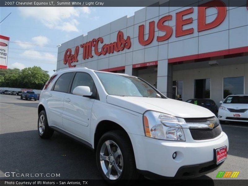 Summit White / Light Gray 2007 Chevrolet Equinox LT