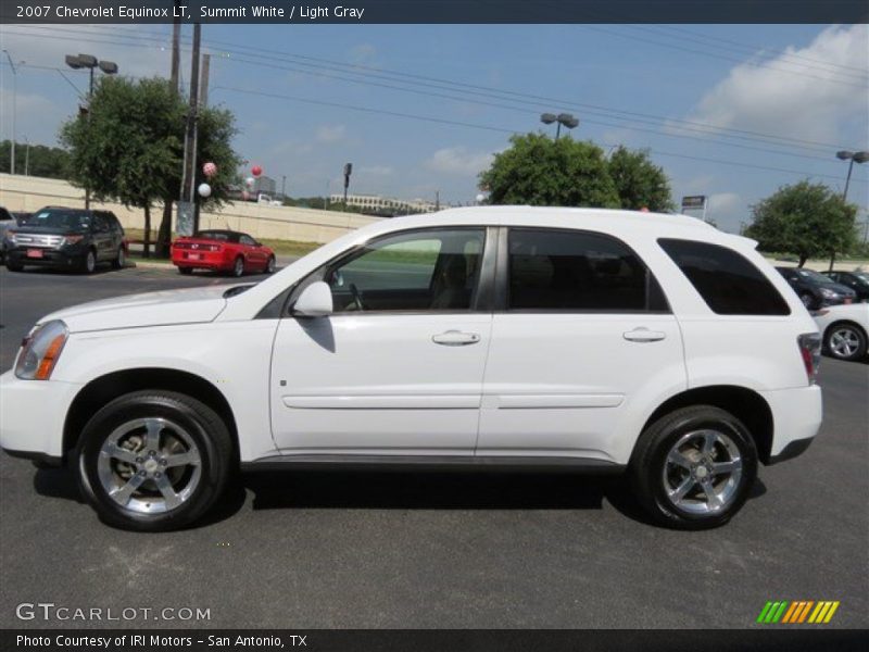 Summit White / Light Gray 2007 Chevrolet Equinox LT