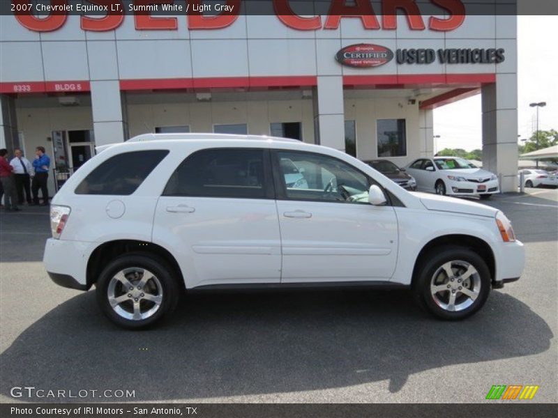 Summit White / Light Gray 2007 Chevrolet Equinox LT