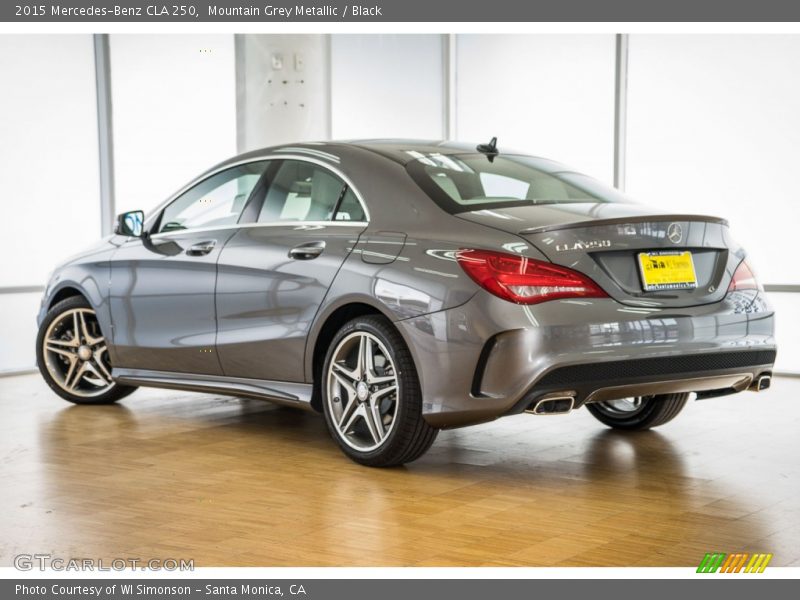 Mountain Grey Metallic / Black 2015 Mercedes-Benz CLA 250