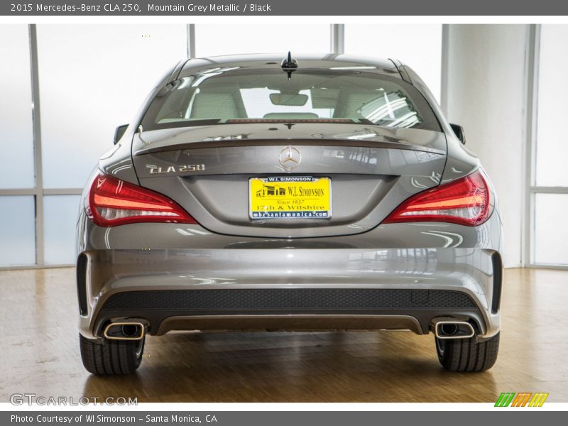 Mountain Grey Metallic / Black 2015 Mercedes-Benz CLA 250