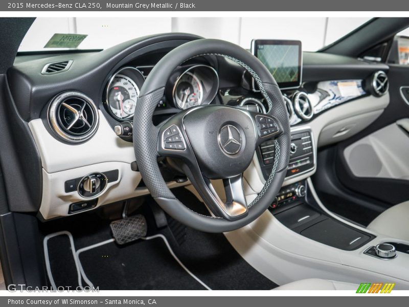 Mountain Grey Metallic / Black 2015 Mercedes-Benz CLA 250