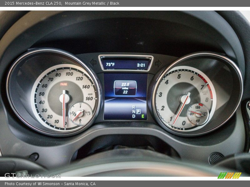 Mountain Grey Metallic / Black 2015 Mercedes-Benz CLA 250
