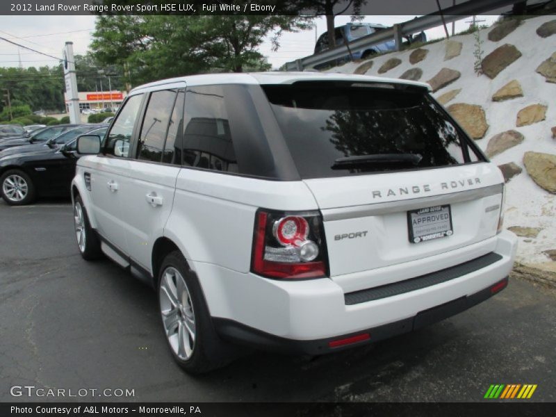 Fuji White / Ebony 2012 Land Rover Range Rover Sport HSE LUX