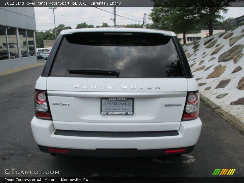 Fuji White / Ebony 2012 Land Rover Range Rover Sport HSE LUX